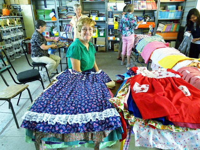 Needlepushers Group at Jesus Gonzalez Gallo in Chapala 